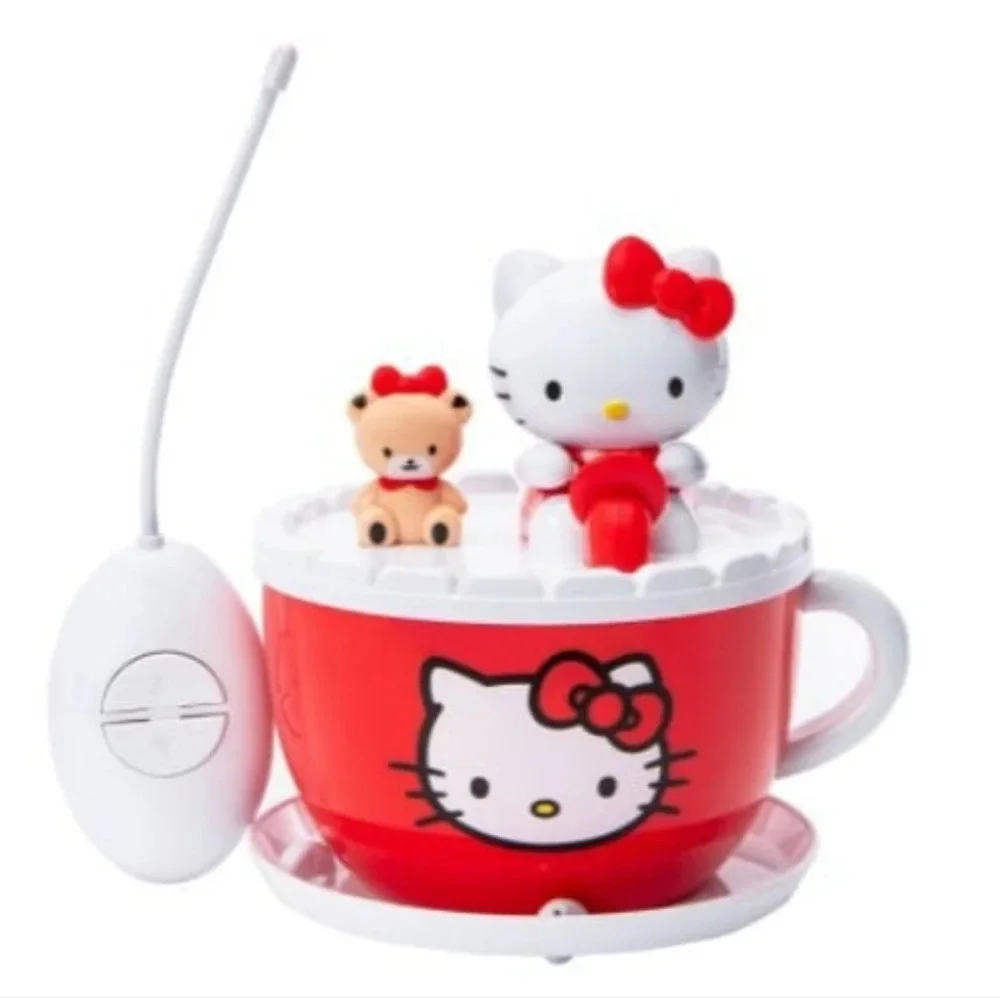 Hello kitty sanrio teacup red white remote control car cute kids girls toy game